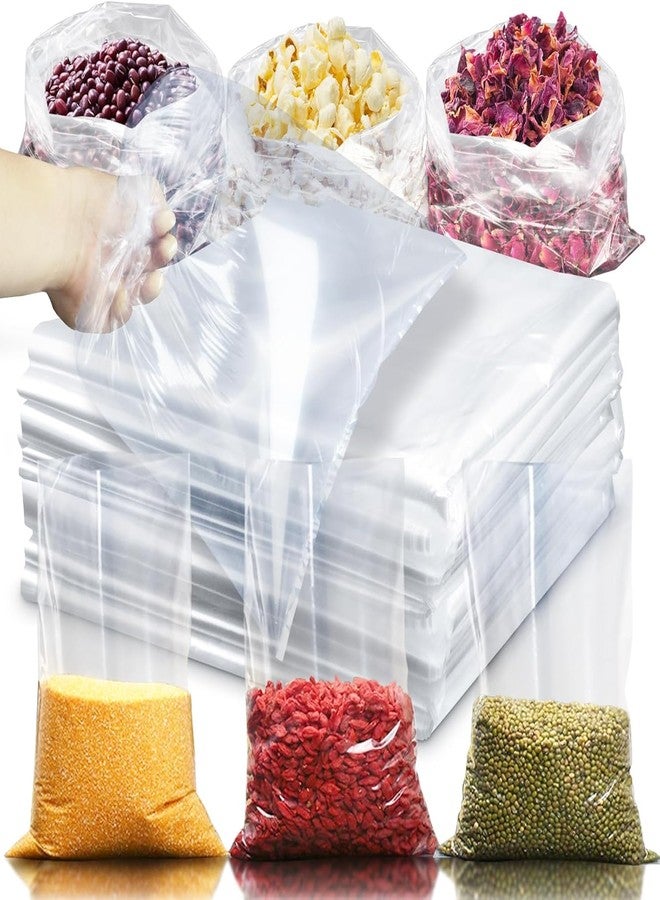 DNY Food Grade Polyethylene Bags - Multipurpose Packaging and Storage Pouches, Durable and Transparent, Ideal for Food, Retail, and Household Use - Bulk Pack Available (500 Grams, 500 Grams) - Image 1